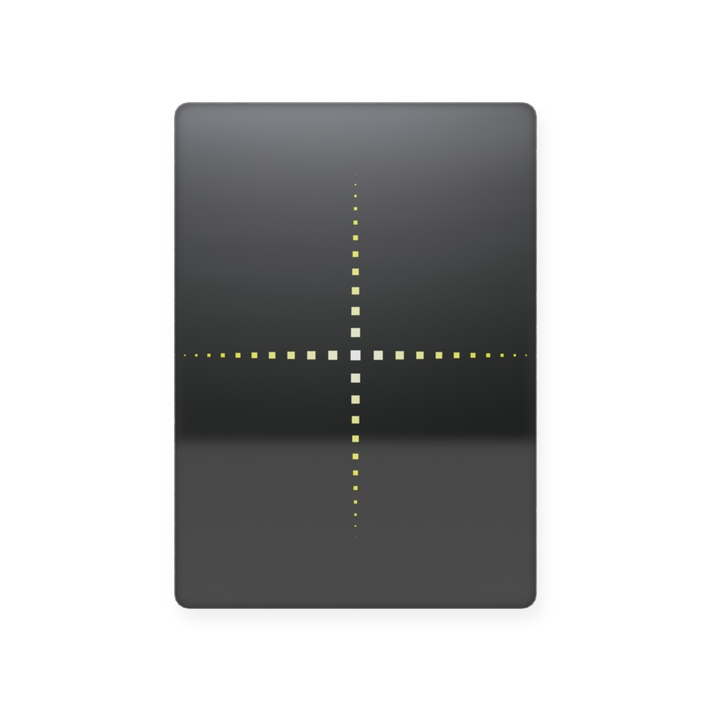 プラスチックカード　アート　イエロー