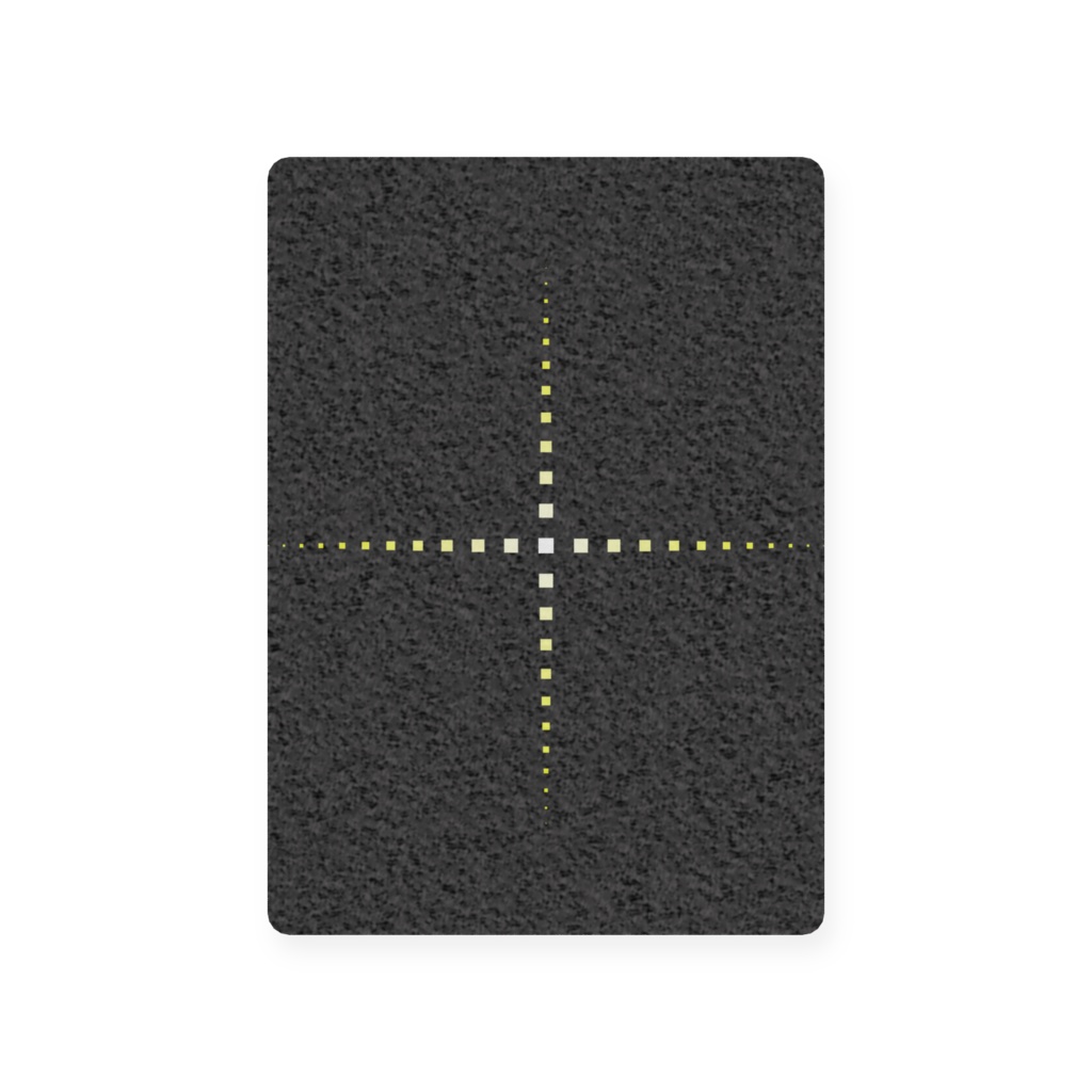 プラスチックカード アート イエロー