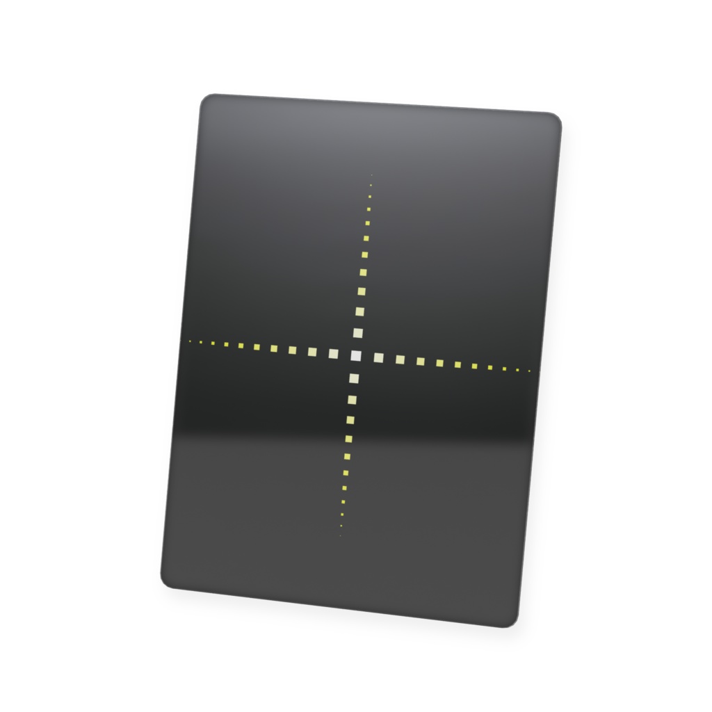 プラスチックカード アート イエロー