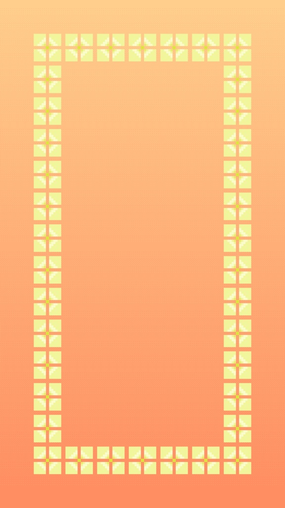 花柄　ドット絵　youtube縦型配信 IRIAM背景　背景　壁紙　ｗ1080ｘｈ1920