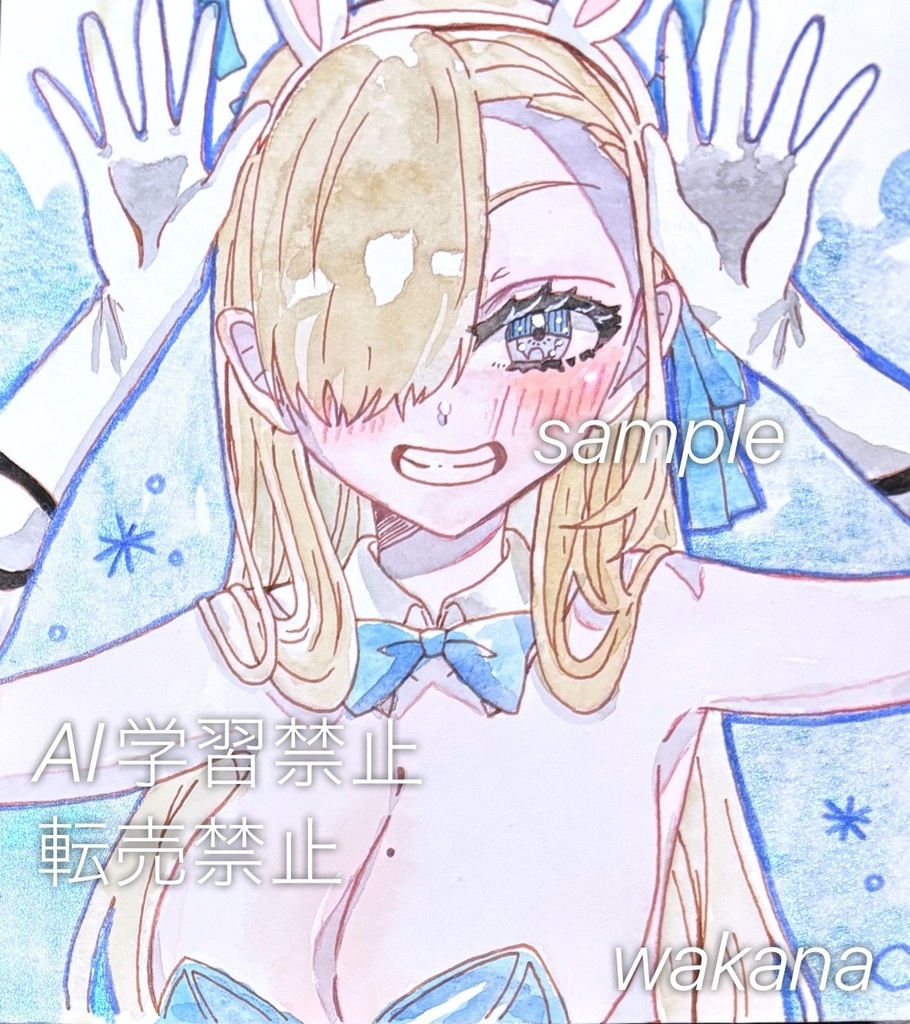 原画 ブルーアーカイブ アスナ