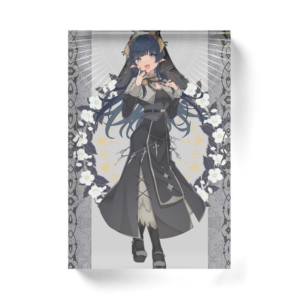 夜因ちゃん🐑アクリルブロック