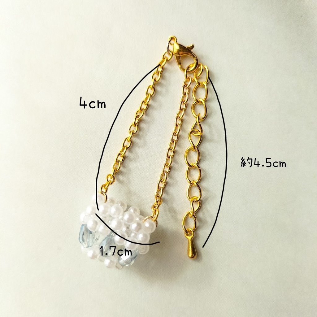 【10cmぬい用】レースポシェット