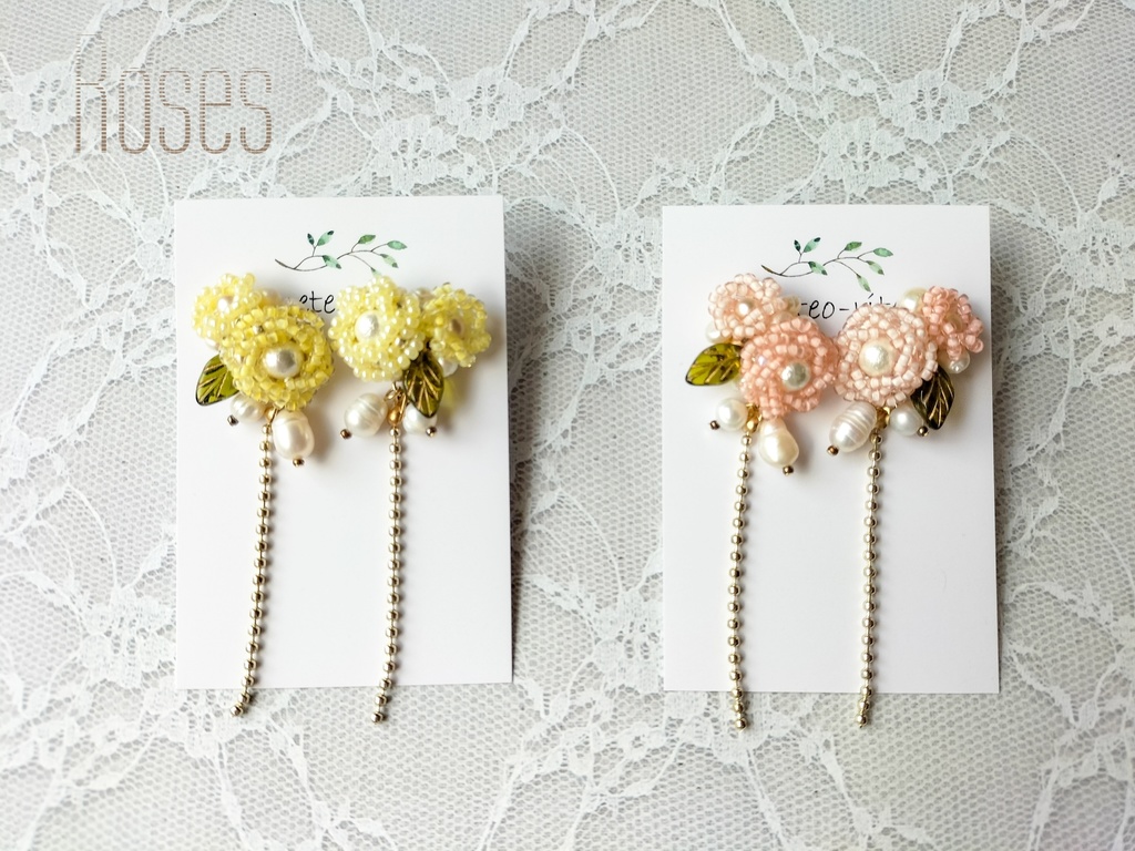 【ピアスのみ】Roses