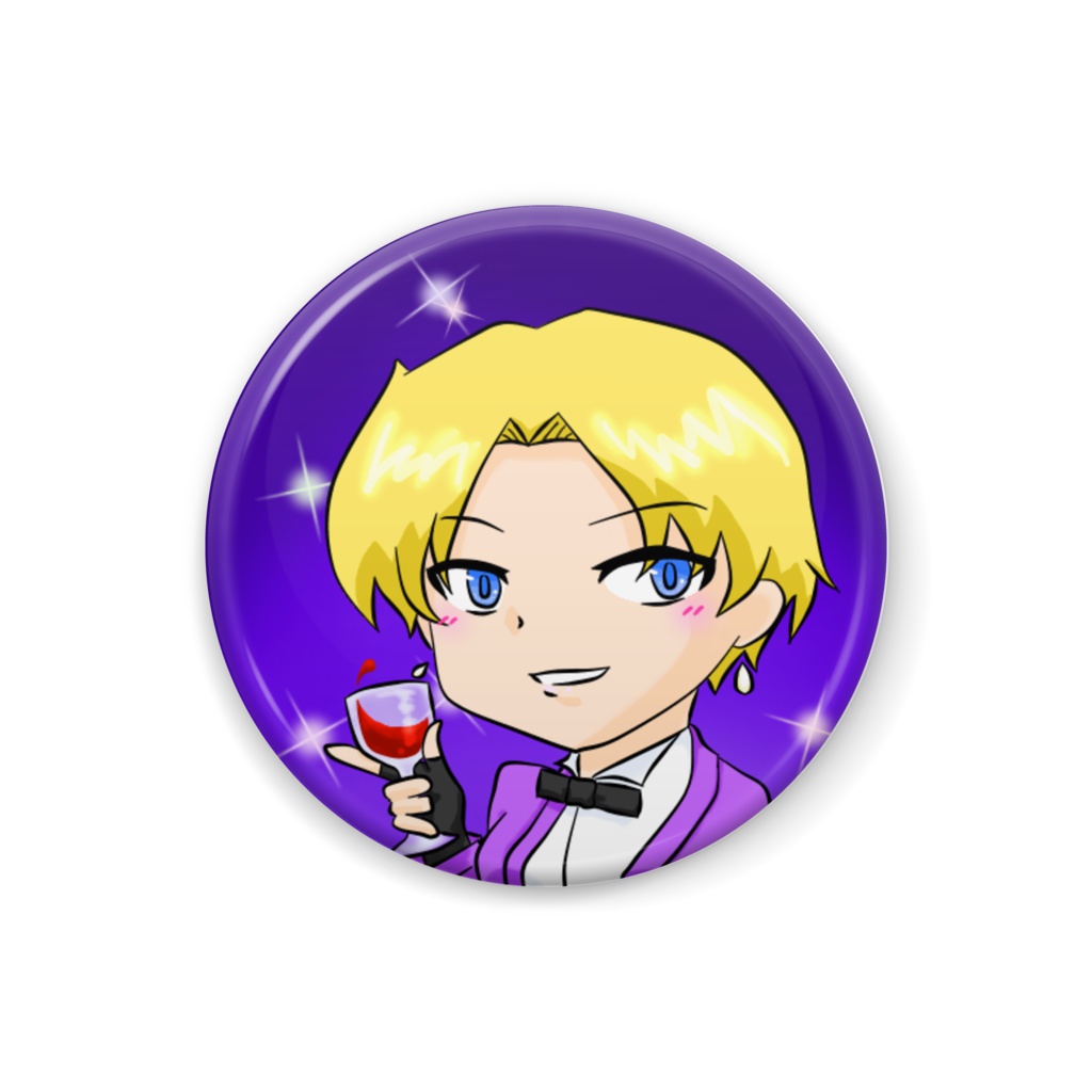 缶バッジ キング 32mm ガウヘンソロエ Booth