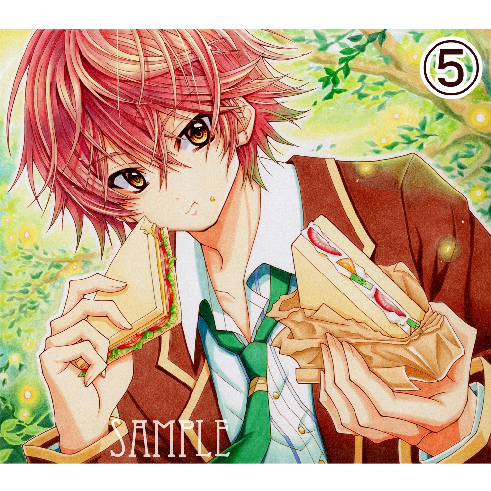 【剣士&学生】男の子 ポストカード 5種 オリジナル