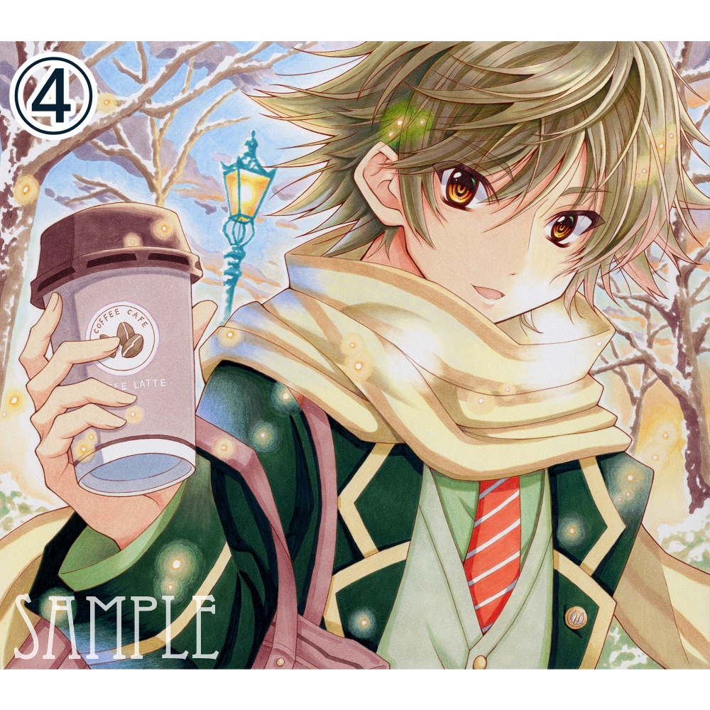 【剣士&学生】男の子 ポストカード 5種 オリジナル