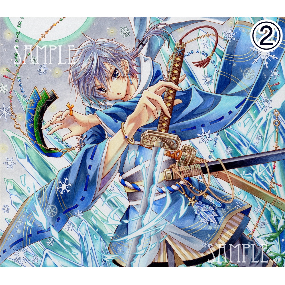 【剣士&学生】男の子 ポストカード 5種 オリジナル