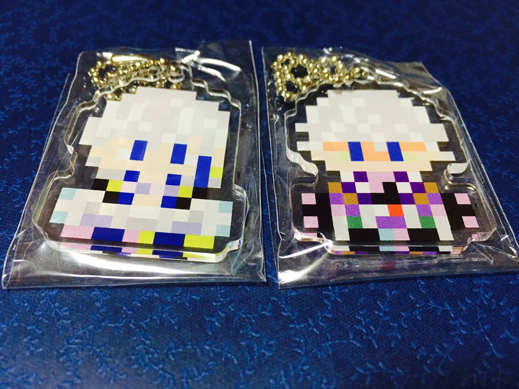 ドット絵アクリルキーホルダー