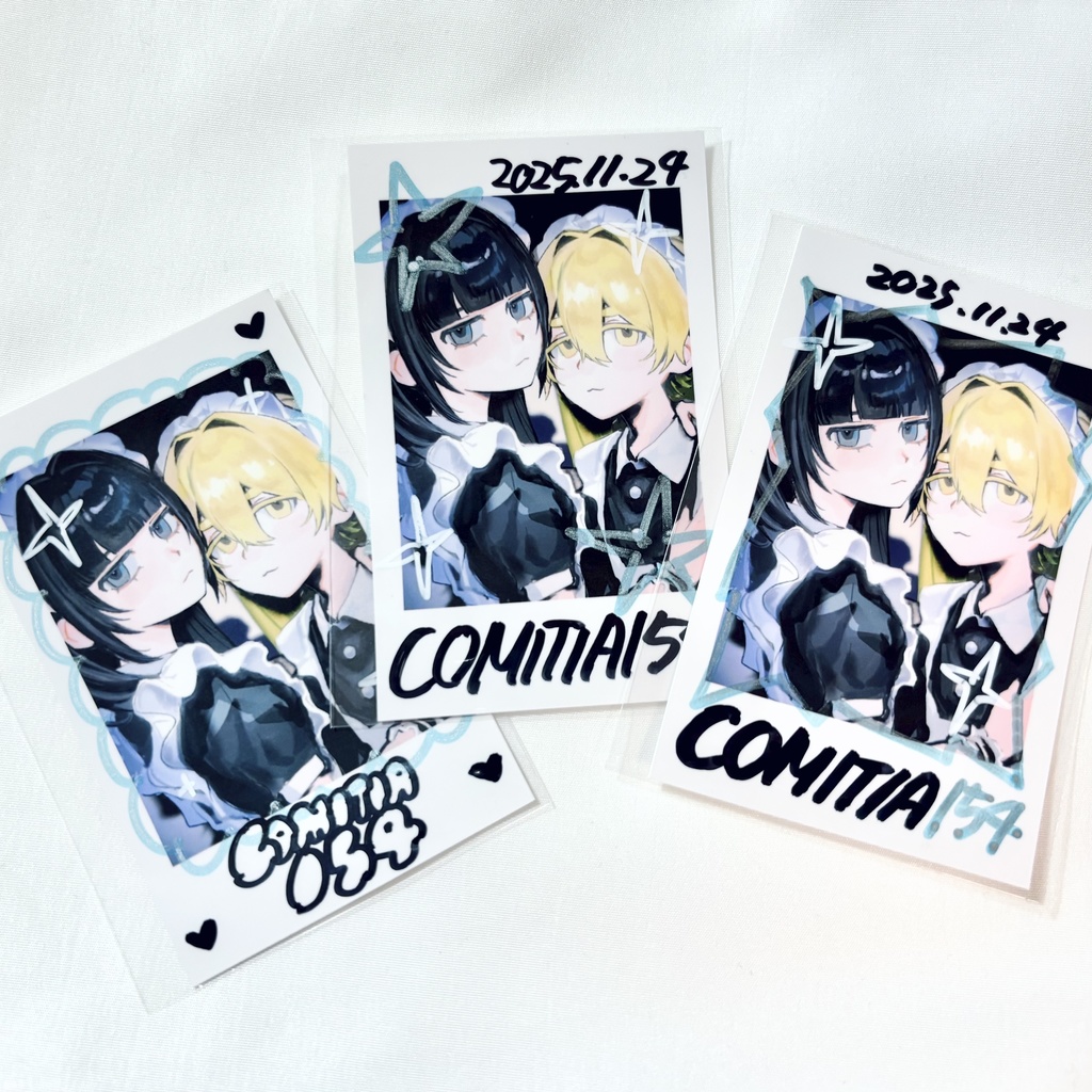 チェキ風カード【COMITIA154】