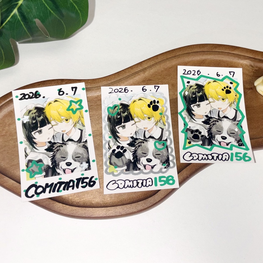 チェキ風カード【COMITIA156】
