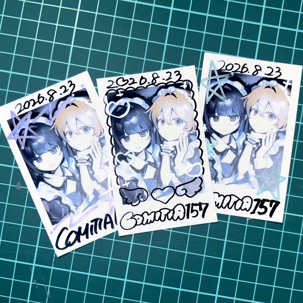 チェキ風カード【COMITIA157】