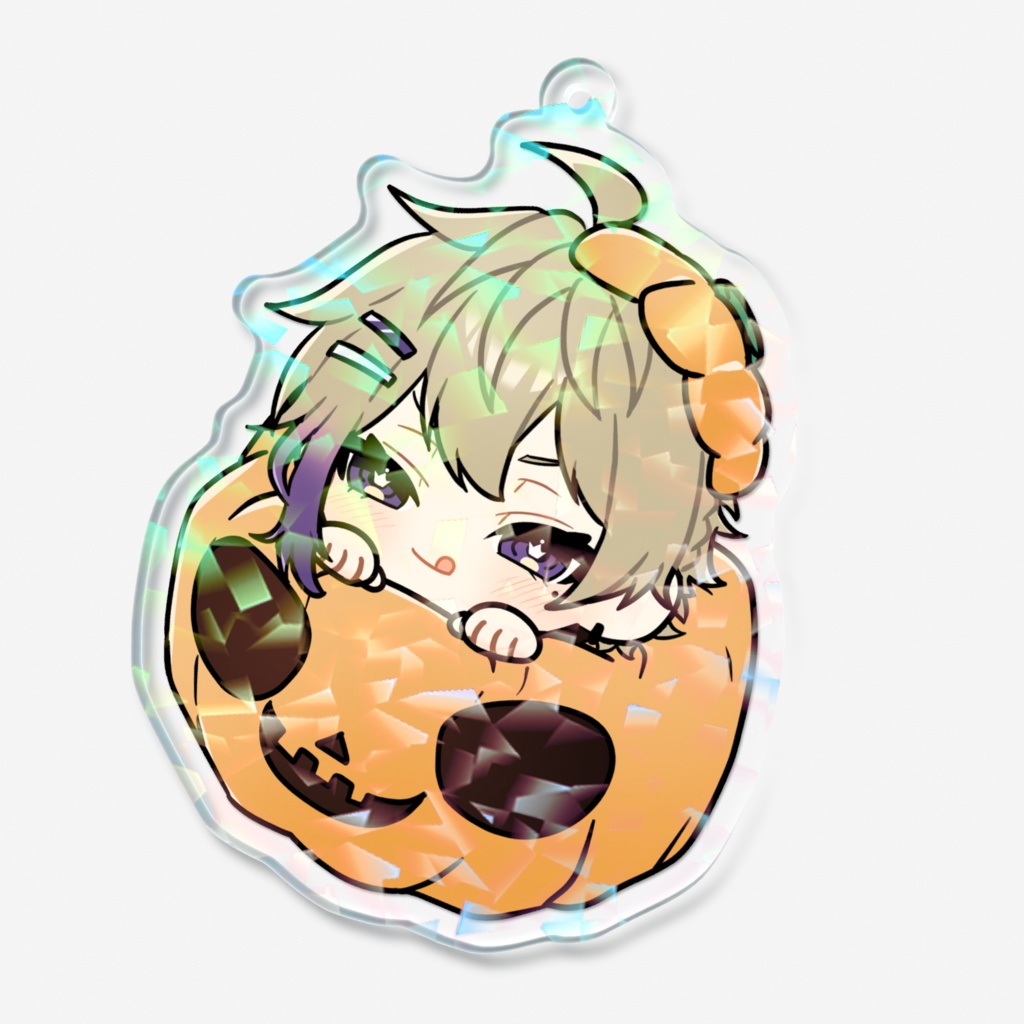 【2025ハロウィン】カボチャの中からごきげんようアクキー