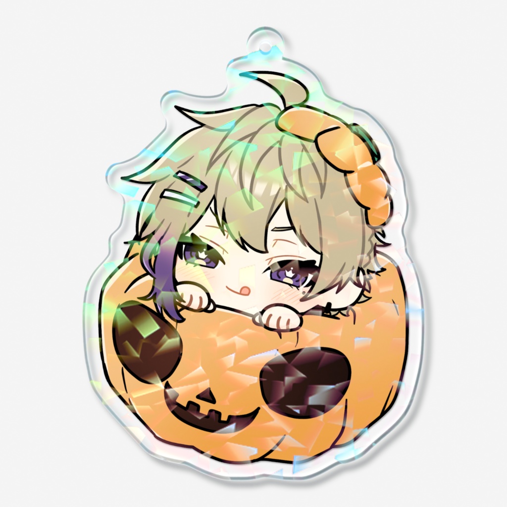 【2025ハロウィン】カボチャの中からごきげんようアクキー