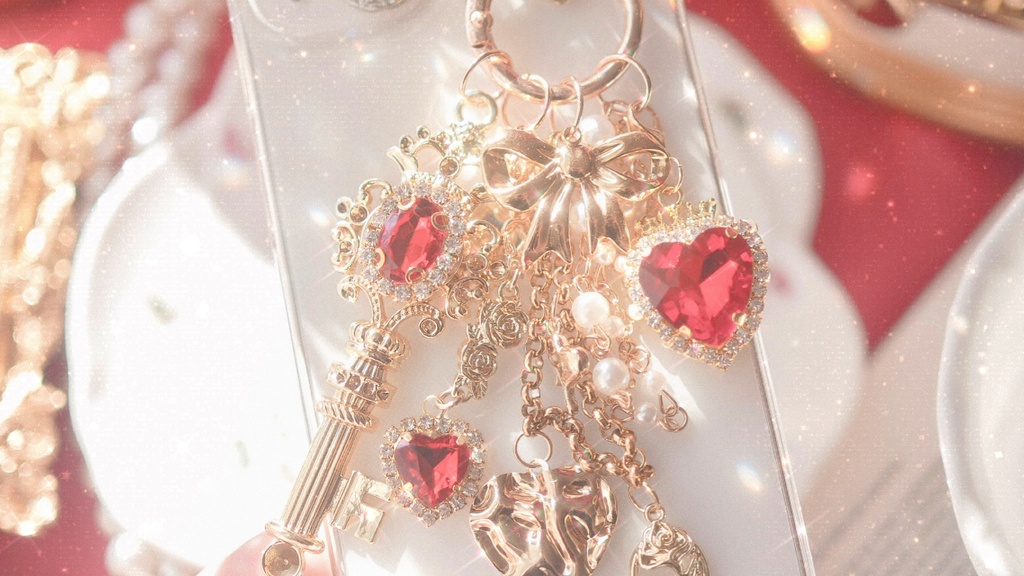 ノベルティめじるしチャーム(ハーツラビュルイメージ)