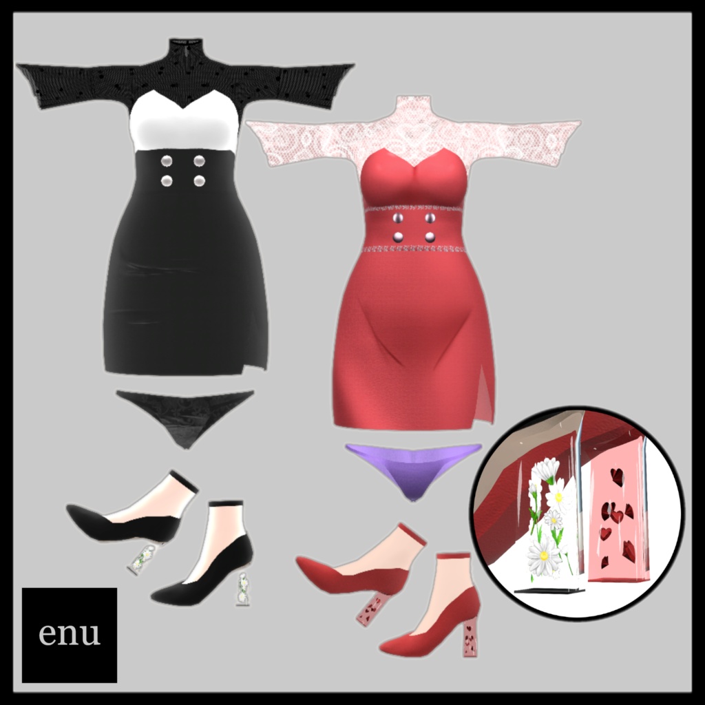 High-waist Dress【Vivi対応】