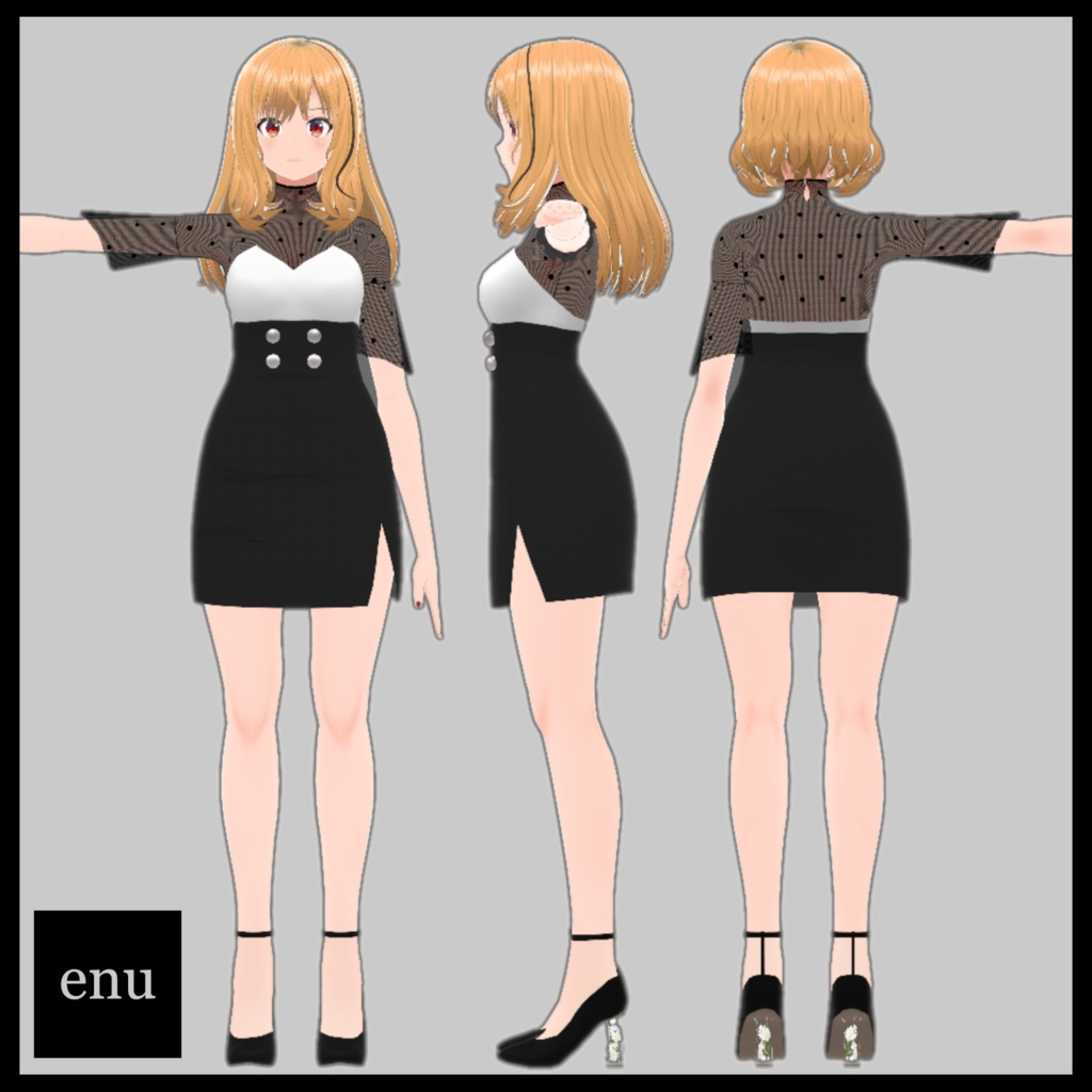 High-waist Dress【Vivi対応】