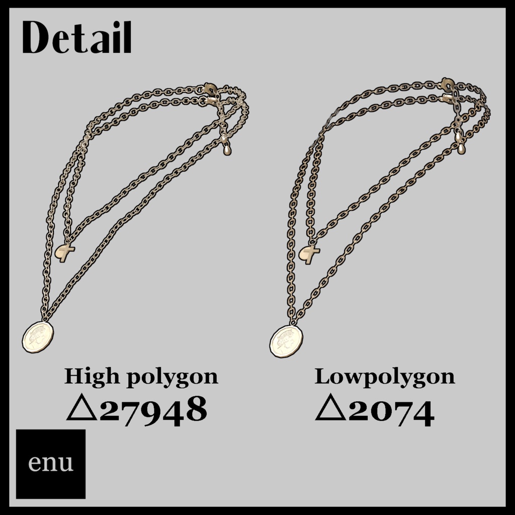 Long Chain Neckles 2colors