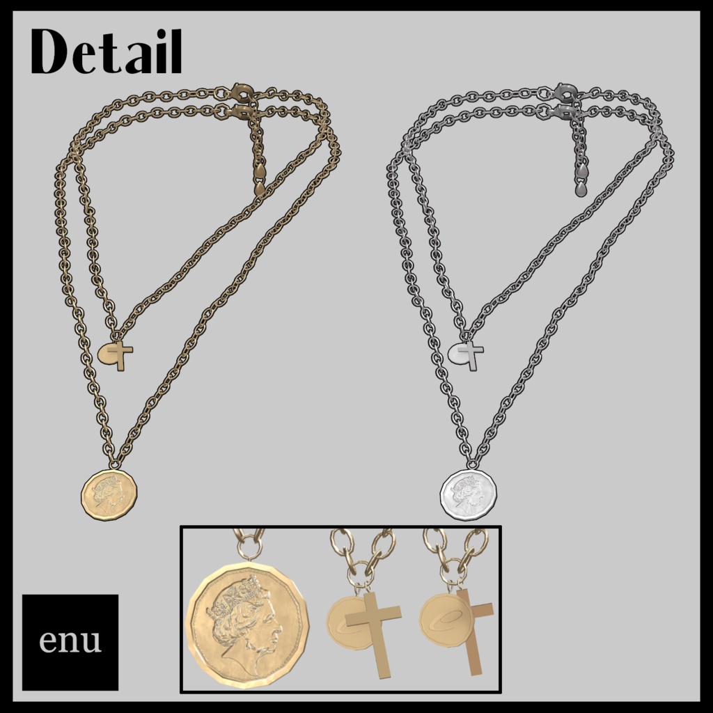 Long Chain Neckles 2colors