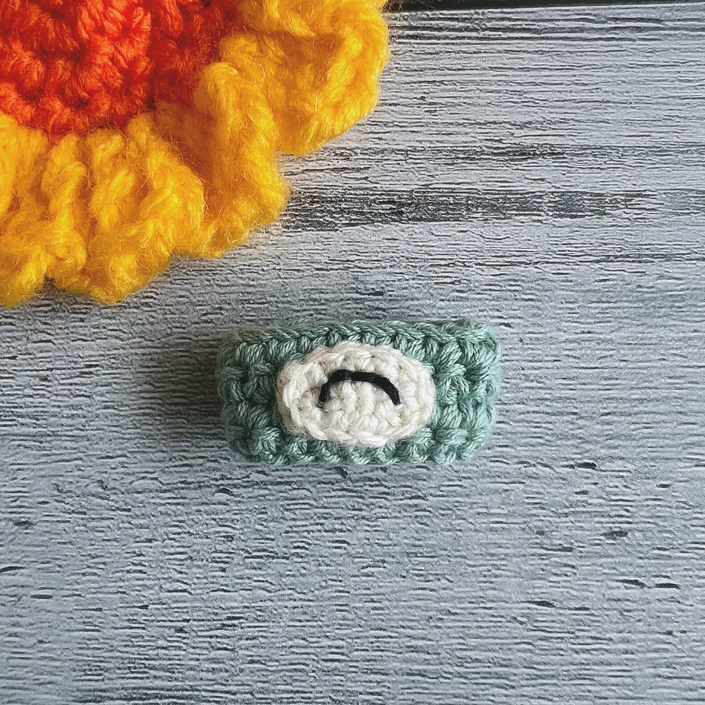 ひとつ目指輪　かぎ針編み