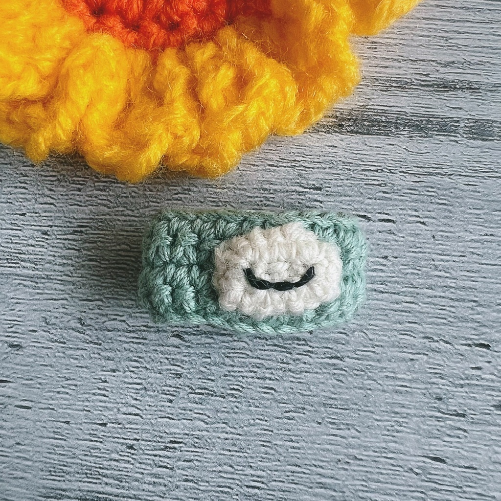 ひとつ目指輪　かぎ針編み