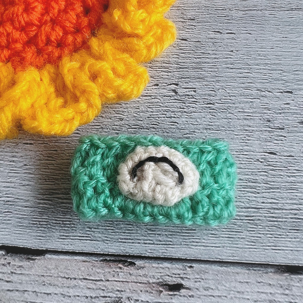 ひとつ目指輪　かぎ針編み