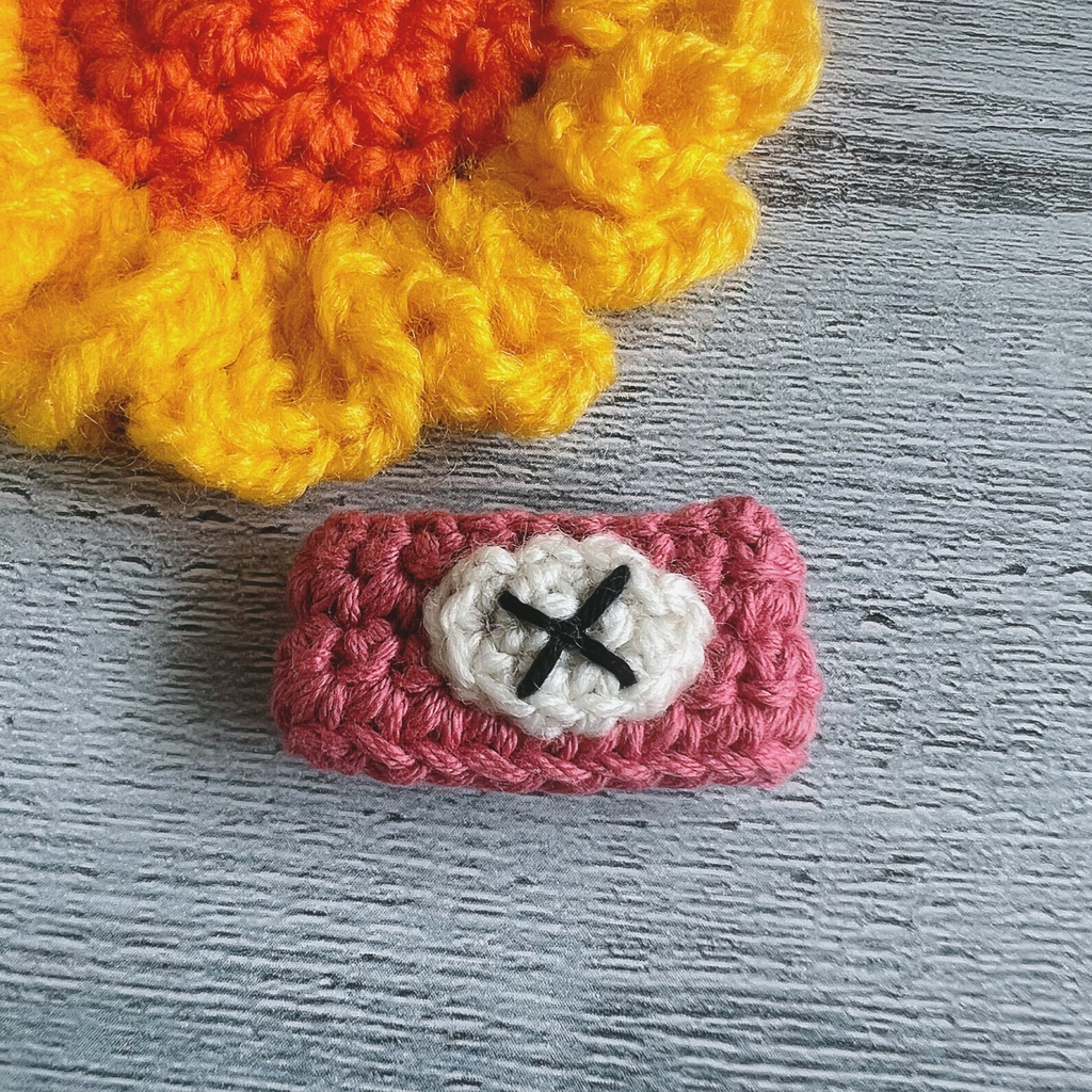 ひとつ目指輪　かぎ針編み