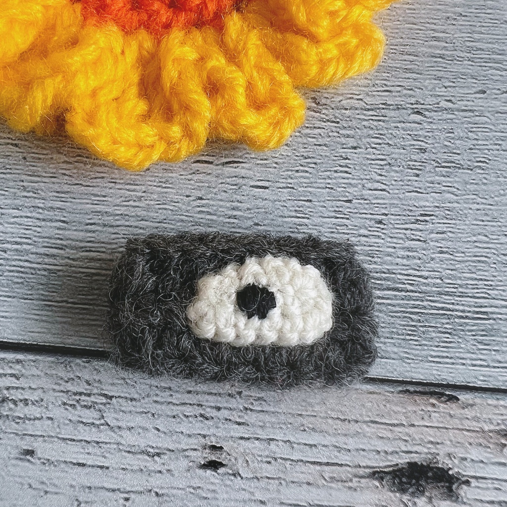 ひとつ目指輪　かぎ針編み