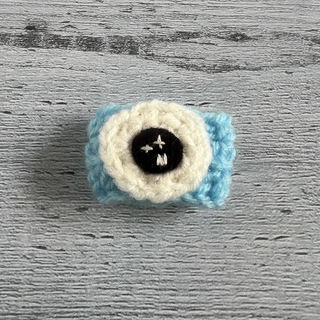 ひとつ目指輪　かぎ針編み