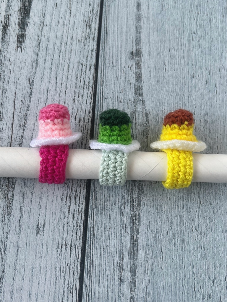 プリン かぎ針編み 指輪