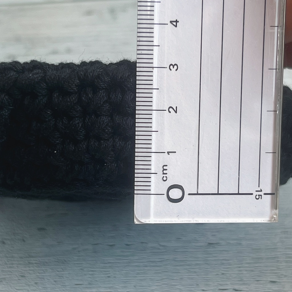 コースター カラス かぎ針編み