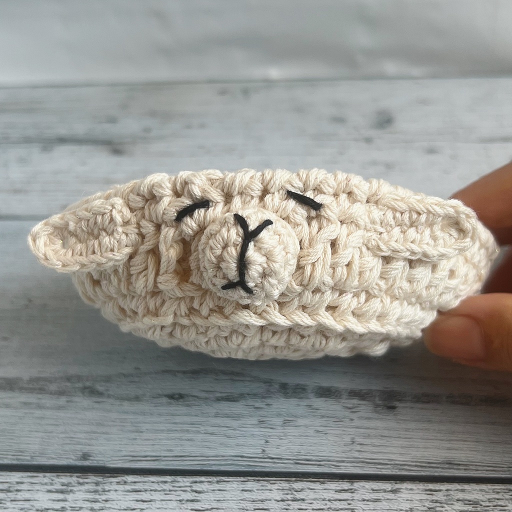 コースター ひつじ かぎ針編み