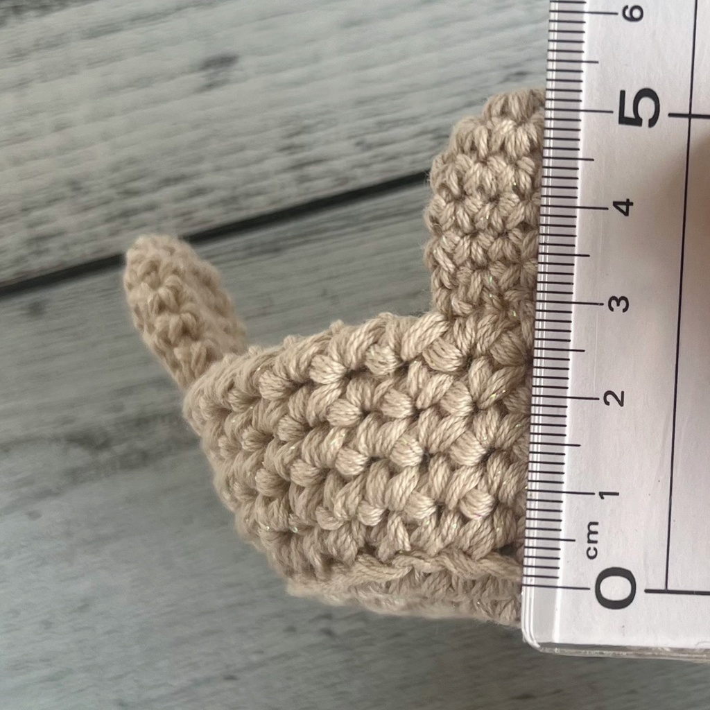 コースター くま かぎ針編み