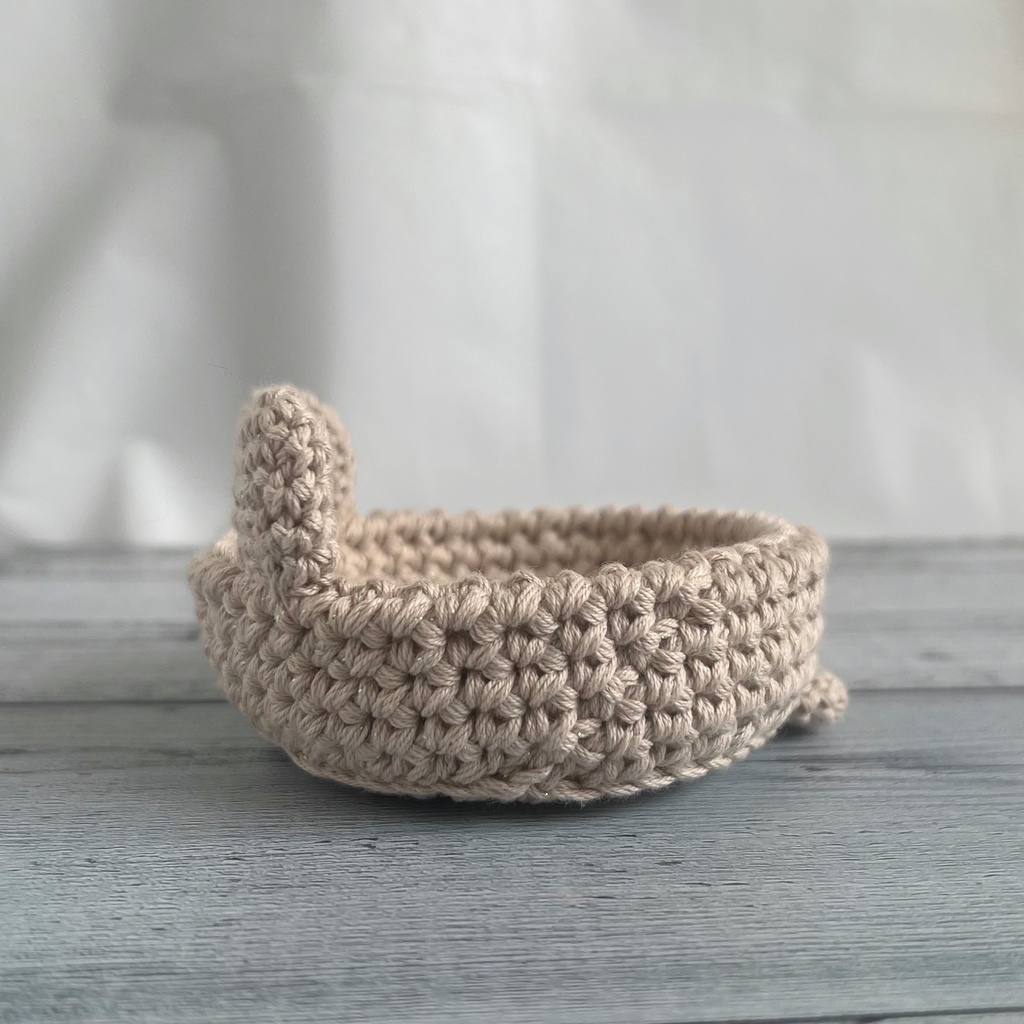 コースター くま かぎ針編み