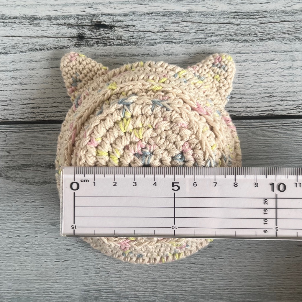 コースター 猫 かぎ針編み