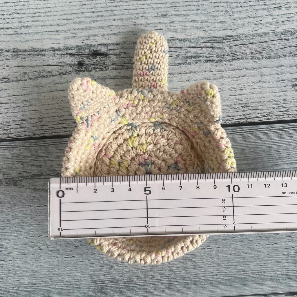 コースター 猫 かぎ針編み