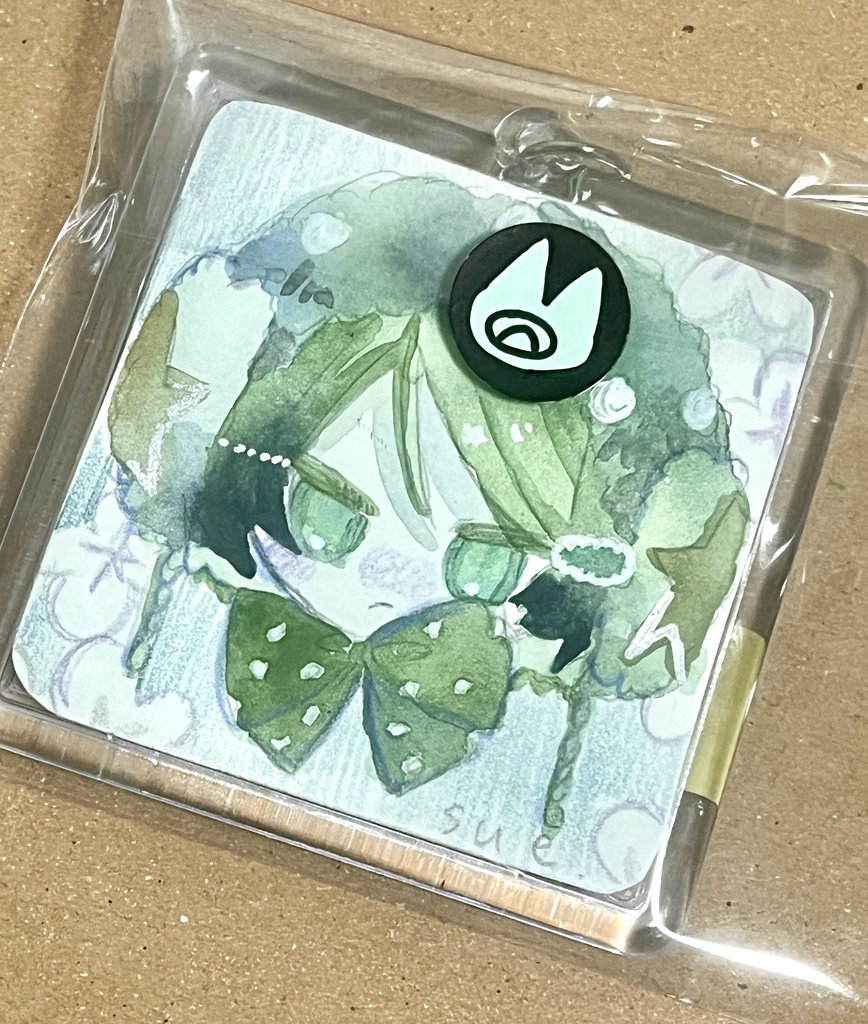 正方形原画キーホルダー