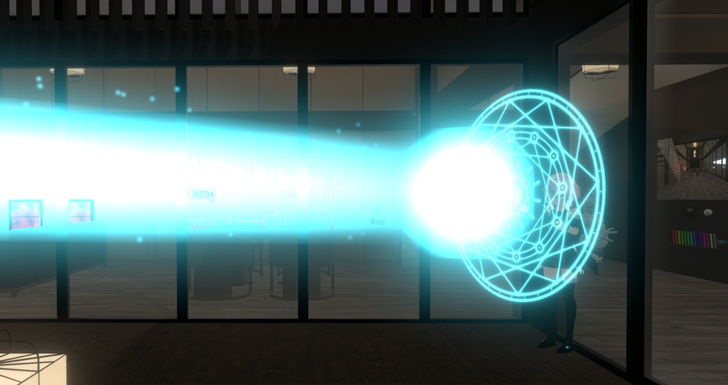 魔法陣レーザー VRC向けエフェクト パーティクル