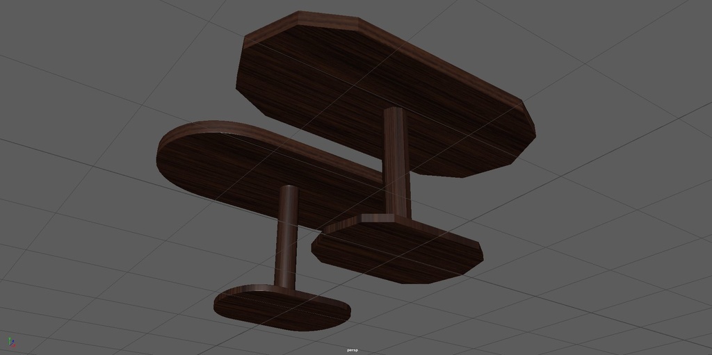 バーテーブル(Bar_Table) 3Dモデリング