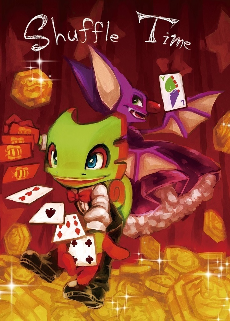 Shuffle Time【YOOKA-LAYLEE UNOFFICIAL FANBOOK】& 推しゲーを紹介するだけの本