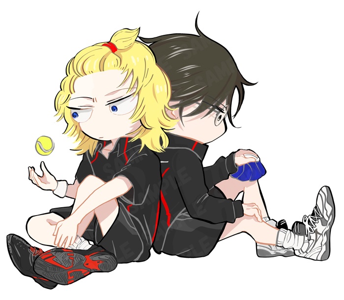 ジークフリートくん＆手塚くん 台座付きアクリルキーホルダー