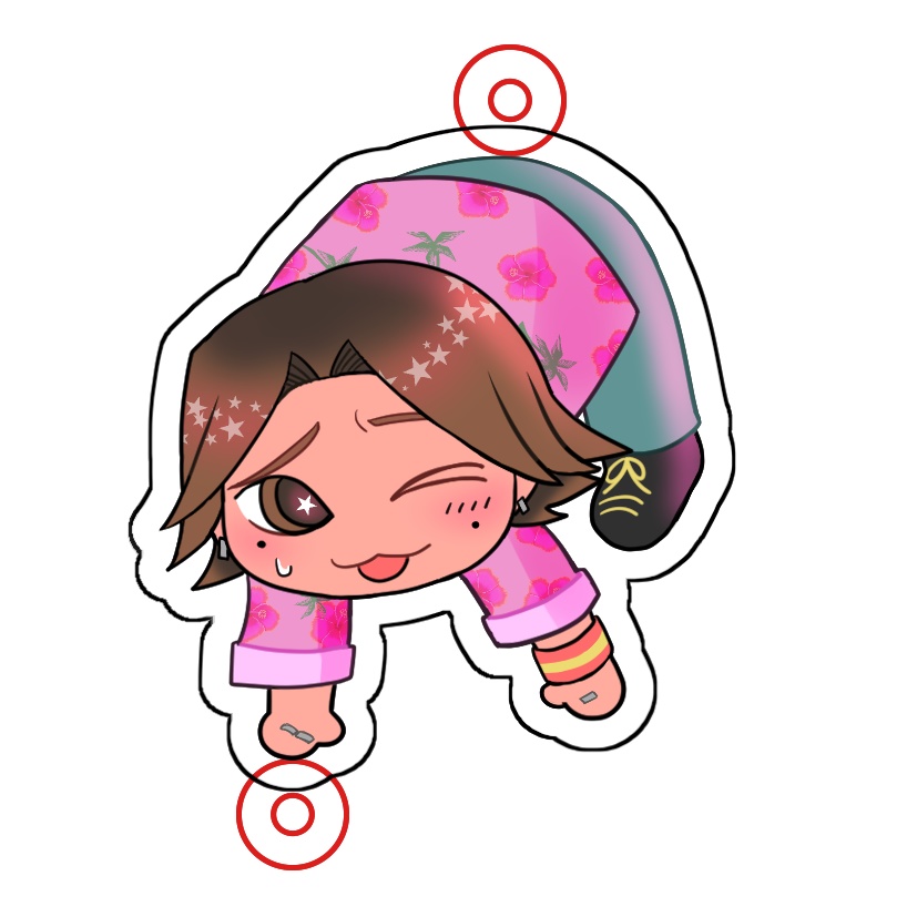 タルパ連結アクリルキーホルダー