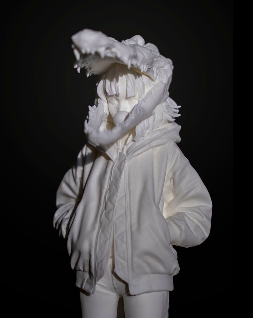 GK01- CROCOGIRL ワニヘッド娘