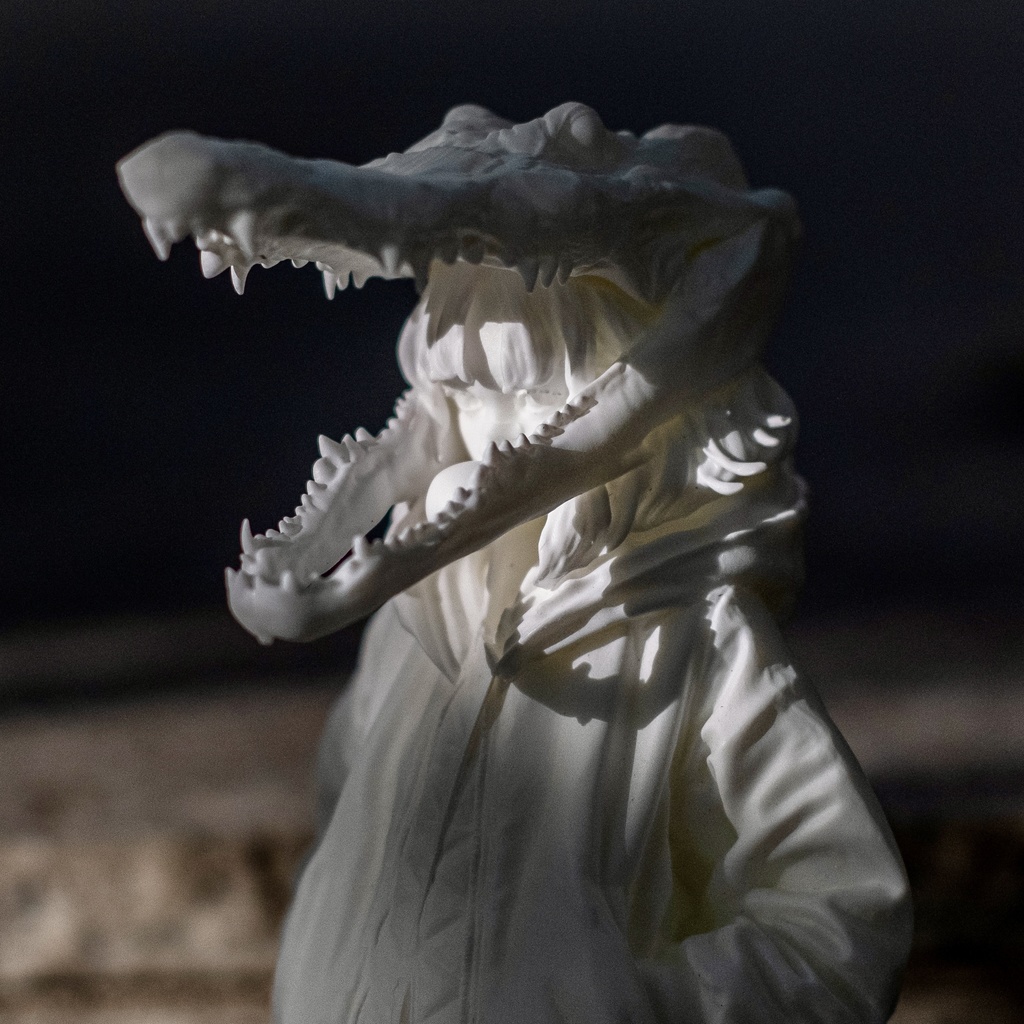 GK01- CROCOGIRL ワニヘッド娘