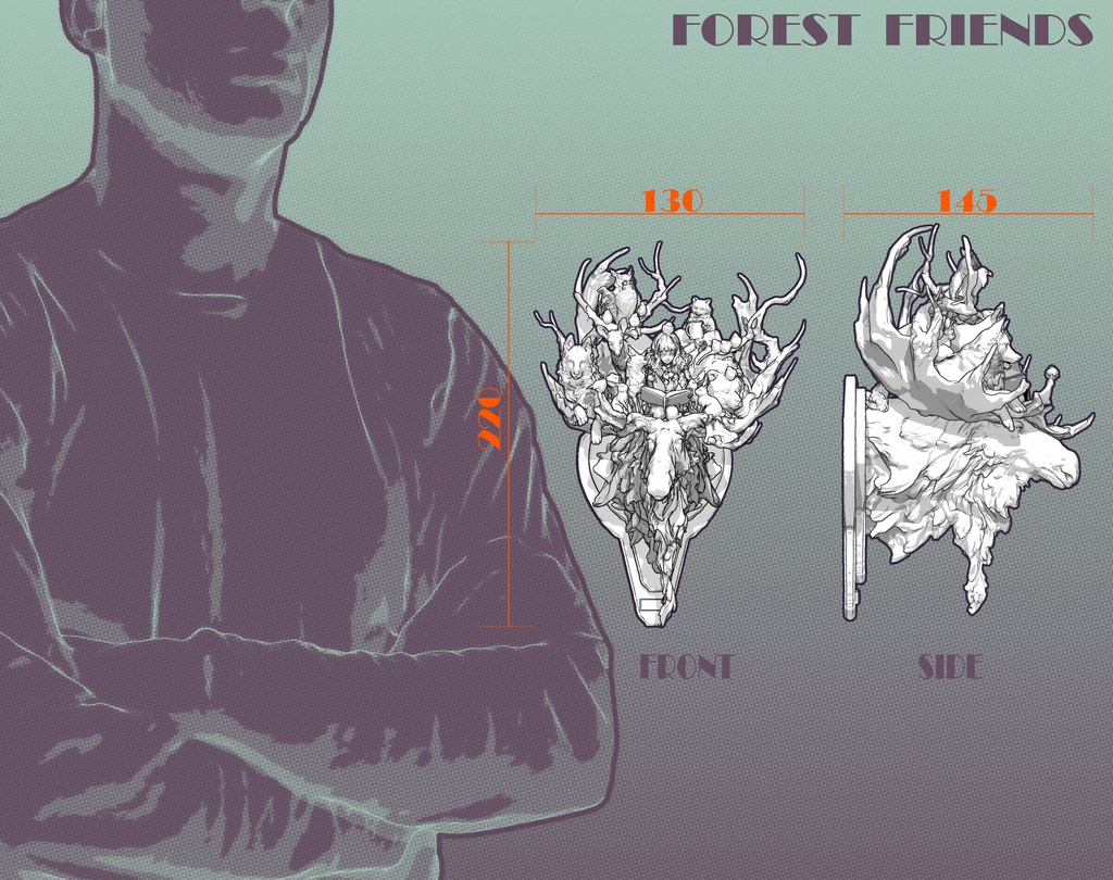 【12/9-12/24限定再販】K02- FOREST FRIENDS 森の仲間たちmini