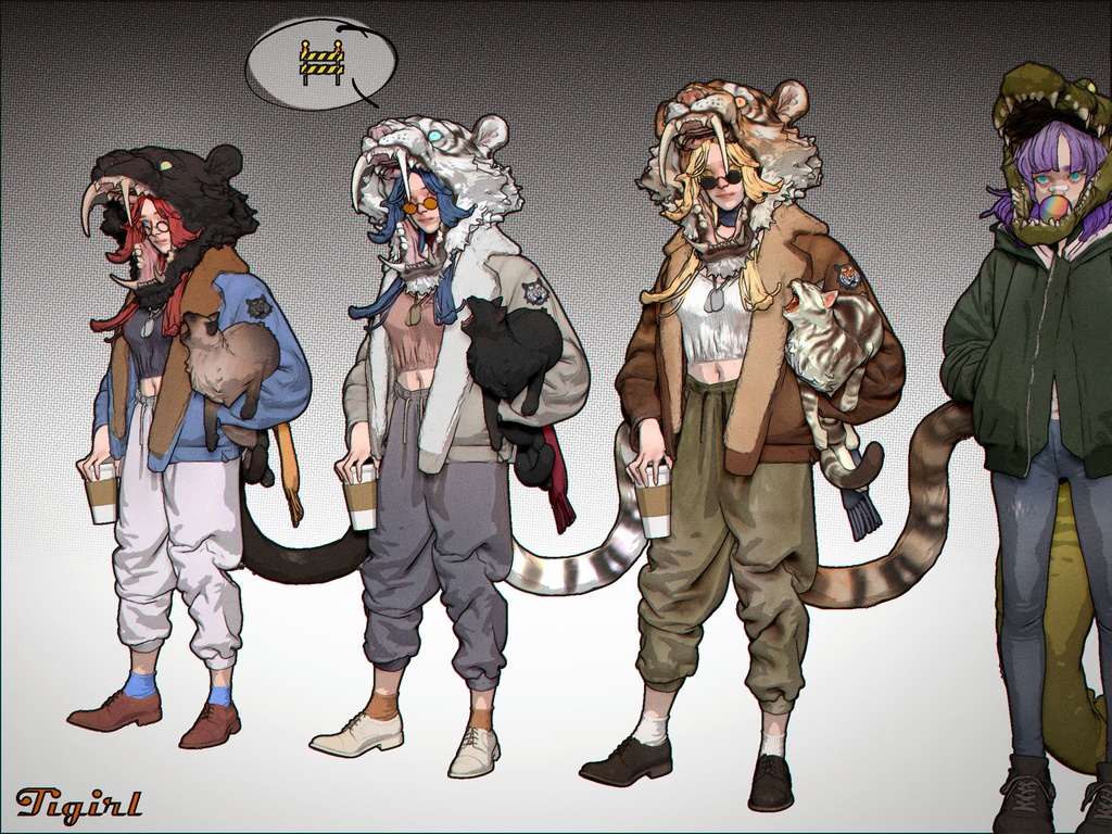 GK02-TIGIRL トラヘッド娘