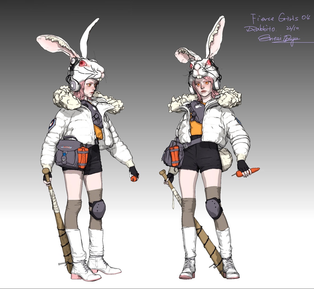 GK04 -RABBITOウサヘッド娘