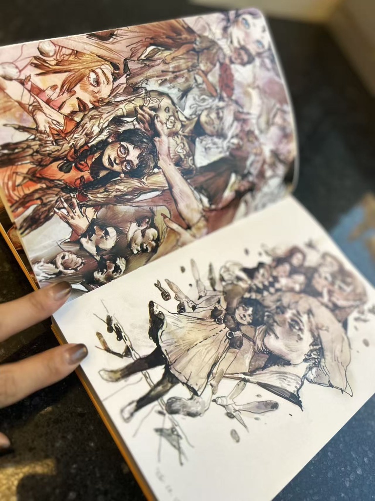Entei Ryuスケッチ集「SKETCHAOS」📙スケッチカオス