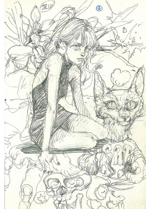 Entei Ryuスケッチ集「SKETCHAOS」📙スケッチカオス