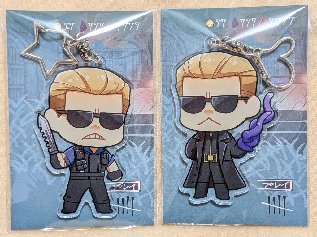 【DbD】ウェスカーのアクキー(2種)